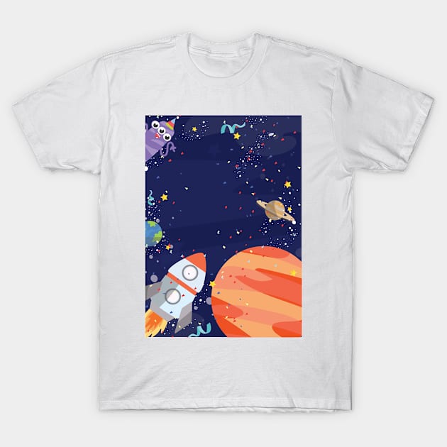 Poster Rocket T-Shirt by Tribun Dash